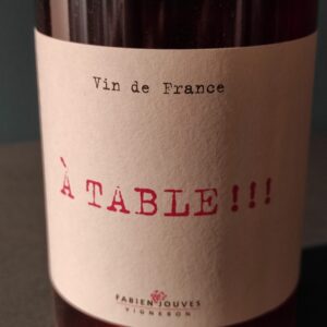 A table ! Fabien Jouves