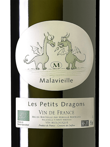 Domaine Malavieille – les petits dragons – vin de France –