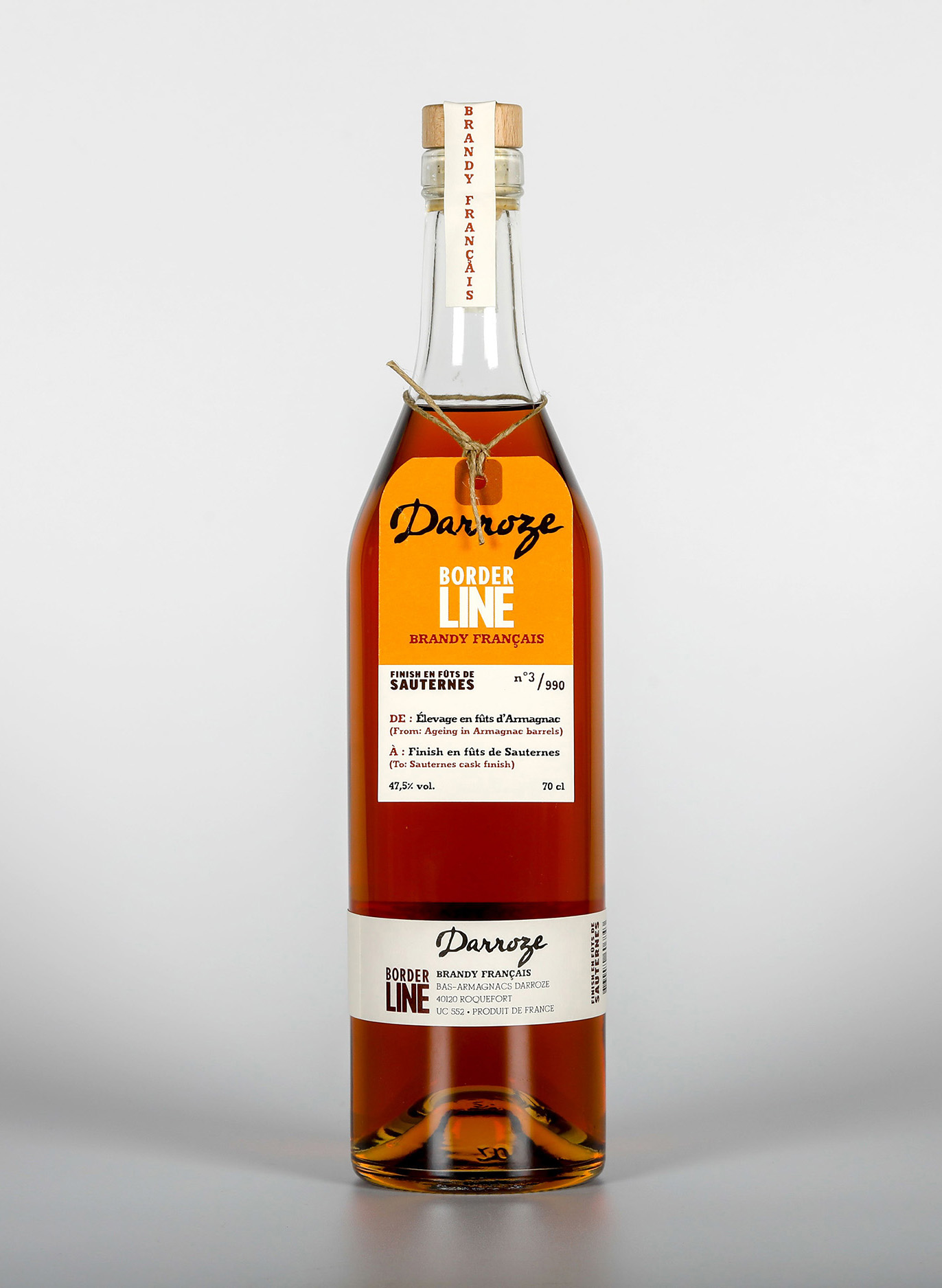 Darroze – border line – Brandy – 47,5%