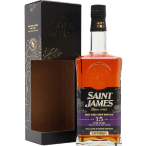 Saint-James - 15 ans - très vieux rhum agricole - martinique -