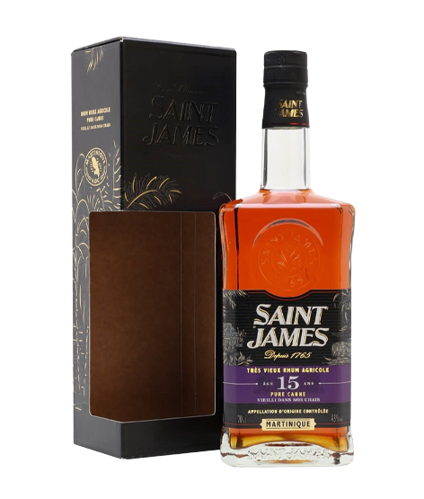 Saint-James – 15 ans – très vieux rhum agricole – martinique –